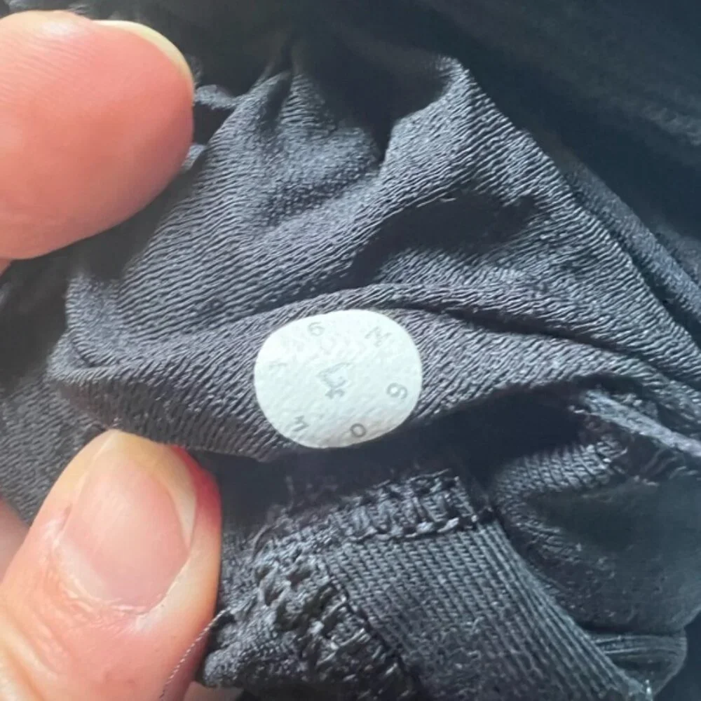 Lululemon Fleece Please Jogger Terry Black Size 4 - Picture 6 of 6